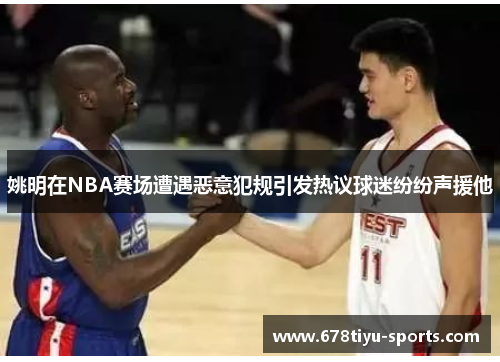 姚明在NBA赛场遭遇恶意犯规引发热议球迷纷纷声援他